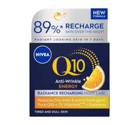 Q10 Energy Recharging Crème de nuit pour femme Crème de nuit énergisante pour le visage Crème de nuit hydratante avec vitamine C et Q10 50 ml