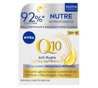 NIVEA Crème anti-perte Q10, extra pflegend Tagescreme SPF 15, 50 ml, crème pour le visage anti-chute, crème pour le visage anti-chute, protection contre le feuchtigkeitss, haut avec coenzyme Q10