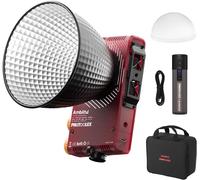 Q100Lite Combo Lampe Vidéo Led 100 W, Lampe Portable Cob Pour Appareil Photo, Bicolore, 2700 K-6500 K Avec Télécommande Power Stick 5000 Mah, Réflecteur + Diffuseur ( Q100Lite)[HDM5234573]