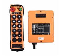 Q1010 Interrupteurs de commande de grue industrielle à double vitesse à 10 boutons Contrôleur de pont roulant de levage(1T 1R,AC DC 24-264V)