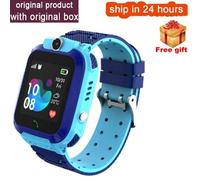 Q12 montre intelligente pour enfant SOS téléphone montre Smartwatch pour enfants avec carte Sim Photo étanche IP67 [95A5179]