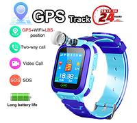 Q12B SIM montre intelligente enfants GPS WIFI appel vidéo SOS IP67 étanche enfant Smartwatch caméra moniteur traqueur