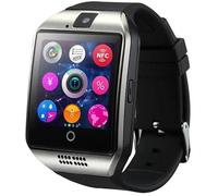 q18 smart watch, montre bracelet avec écran tactile caméra logement de carte sim tf, sports fitness tracker montre intelligente po