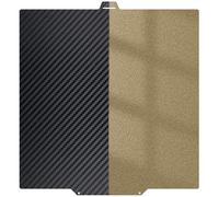 Q2 Plaque de construction pour QIDI 280 x 280 mm, double face flexible lisse/texturée PEO + PEI en acier à ressort pour plate-forme d'imprimante 3D QIDI Q2, Q2 Combo, Q2C