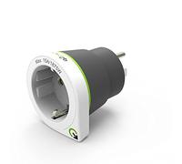 Q2 Power Adaptateur de Voyage Europe vers États-Unis - Blanc/Gris