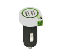 Q2power Dual Usb Car Charger - Adaptateur D'alimentation Pour Voiture - 2.1 A - 2 Connecteurs De Sortie (2 X Usb)