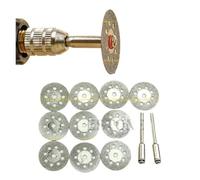 Q2Q4 Circular Cutting Wheel Discs Mandrel Cutoff Rotary Tool 10pcs