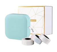 Q30 Label Maker Machine Mini Imprimante d'étiquettes Thermique de Poche Tout en Un BT Connect Étiquette Adhésive DIY Date Journal Étude Autocollant Étiqueteuse avec 5pcs Rouleaux d'étiquettes Compatib