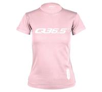 Q36.5 Rosa Antico Short Sleeve T-shirt Gris L Femme