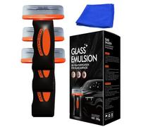 Q4 Glass Guard for Car Windows - Oil Film Remover Lotion and Glasses Emulsion Cleaner with Automotive Oil Film Cleaning Brush - Streak-Free Finish for Windshield and SideGlass (3)