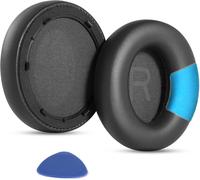 Q45 Coussinets de rechange compatibles avec Soundcore by Space Q45 pour casque actif adaptatif (lot de 1, noir, mousse à mémoire de forme)