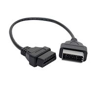 Q49C Câble adaptateur de diagnostic 14 broches OBD vers OBD2 16 broches - Adaptateur de lecteur de code de voiture de haute qualité pour un diagnostic précis du véhicule