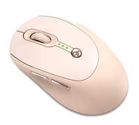 Q7 Souris sans fil 2,4 G BT5.0 rechargeable double mode 1000/1600/2400 DPI avec écran d'alimentation USB Bureau Filles d'affaires Mignon souris rechargeable Batterie longue durée pour