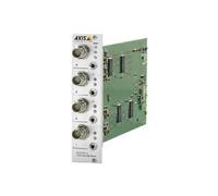 q7414 Axis, vidéo réseau Serveur, 4 canaux, H.264, MJPEG, 720 x 576, carte, 12 VDC