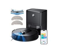 Q8 Max+ -Aspirateur robot - 8000Pa 200 Mins Aspirateur Laveur avec Serpillière et Vidage Automatique Station,Navigation Lidar,Multi-étage
