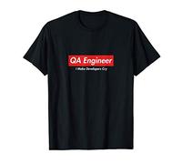 QA Ingénieur Cadeau Drôle I Make Developers Cry T-Shirt
