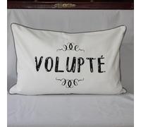 QABANE Coussin déhoussable et passepoilé