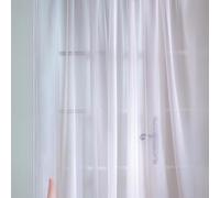 QABANE HomeMaison.COM Voilage Poly-Lin Plombé - Champagne - 420 X 240 cm