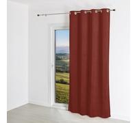 QABANE Rideau uni Effet Velours coloré
