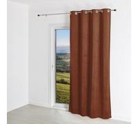 QABANE Rideau uni Effet Velours coloré