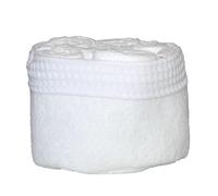 QABANE SUD ÉTOFFE Panier Serviettes Invité Fanny - Couleur - Blanc, Taille - Tu