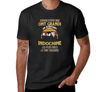 QACDUDNU Best of Indochine logo7 exselna Genres Wave T-Shirt Black L