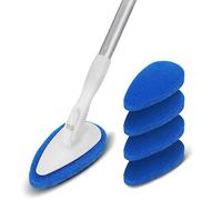Qaestfy QAE013 Brosse de Nettoyage pour Baignoire et carrelage avec Manche Long réglable de 130 cm
