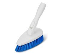 Qaestfy Recharge de brosse de rechange pour baignoire et carrelage - Verrouillage en place - Tête de brosse à récurer pour salle de bain - Compatible avec QAE008 et QAE002 modèle QAE010