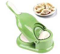 Qaestuan Machine à Dumpling Maker, Machine à Boulettes 2 en 1, Dumpling Maker Mould, Machine a Ravioli Manuelle, Artefact de Fabrication de Boulettes, Rapide et Facile pour Faire des Boulettes