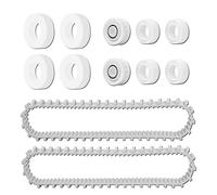 Qagea Pièces de rechange pour nettoyeur de piscine, piste de distribution 9985006-R2, kits de poulie 3884997-R6 et anneaux d'escalade 6101611-R4 pour robot de piscine Maytronics Dolphin Nautilus M200