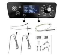 QAGGUM Kit de tableau de commande de thermostat numérique pour fumoir vertical Pit Boss PBV3P1 PBV4PS1 PBV5P1 Series - Panneau de thermostat numérique avec sondes à viande, capteur de température et