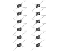 QAGGUM Lot de 12 têtes de Rechange pour débroussailleuse électrique à 4 Cordes, Fil d'acier pour débroussailleuse sans Fil