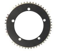QAINKUN Plateau de pédalier à engrenage fixe pour vélo 144 BCD 44T 46T 48T 49T 50T 51T 52T 53T Plateau de chaîne de vélo à vitesse unique en alliage d'aluminium étroit large (couleur : 144 BCD 56T)