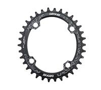 QAINKUN Plateau De PéDalier Vélo Plateau Ovale 104BCD 32T 34T 36T 38T 40 42 44 46 48 50 52 T Dent VTT Vélo De Route Montagne Pédalier 104 Bcd Couronnes Cyclisme(Taille:40T)