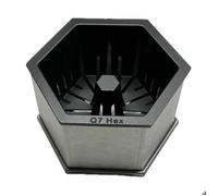 QAÏTO Q7Hex Brûleur à pellets pour petits inserts et poeles à bois recevant des bûches de 25 à 30 cm