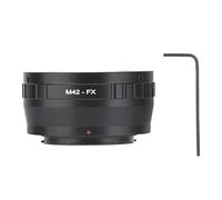 Qalvona Adaptateur Bague de Monture M42 vers FX, Métal Aluminium, Compact et Léger - Compatibilité Manuel, Mise Au Point à l'Infini, Utilisation Facile