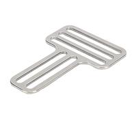 Qalvona Ceinture de Plomb de Plongée en Acier Inoxydable, Boucle T Réglable, Glissière de Maintien 9cm, Légère et Anticorrosion - Sécurité Optimale, Facile à Installer, Accessoire de