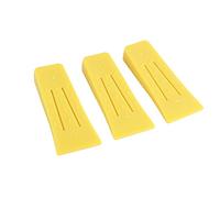 Qalvona Coins de Bûcheron Plastique 5,5 Pouces, 3 Pièces, Cales de Sciage Haute Résistance, Accessoires pour Tronçonneuse - Résistants à l’Usure, Sécurisent la, Idéal pour Abattage