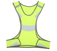 Qalvona Gilet Réfléchissant Haute Visibilité, Veste de Sécurité Ajustable, Respirante et avec Poches - Protection 360 Degrés, Flèches Réfléchissantes, Idéal Course et Cyclisme