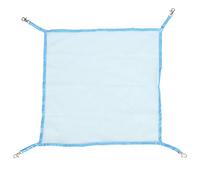 Qalvona Hamac Réfrigérant pour Chat, Respirante, Portable, Multi - Usage, Bleu Clair, 48x47cm - Confort Optimisé, Facile à Installer, Parfait pour Été et Cage