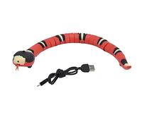 Qalvona Jouet Interactif pour Chat, Serpent Électronique avec Détection Intelligente, 38 cm, Couleur Vive - Mouvements Réalistes, Formation Évitement d’Obstacles, Jeu Amusant pour Animau