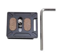 Qalvona Quick Release Plate 30MM, Aluminum Alloy Universelle, Vis 1/4 Pouce pour Appareil Photo - Antidérapante, Précision avec Règle Intégrée, Compatible DSLR et Trépied