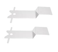 Qalvona Support Couvercle Cocotte - Minute 2PCS, Organisateur en Acier Inoxydable 19cm, Rangement Couvercle de Faitout Pratique - Gain de Place Vertical, Installation Facile, Adapté à la