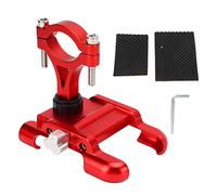 Qalvona Support Téléphone Vélo Réglable, Pince Mobile en Alliage d'Aluminium, Largeur 52-99mm, Rotation 360° - Durable et Sécurisé, Compatible 4,2-6,8 Pouces, Idéal pour Cyclisme Ext