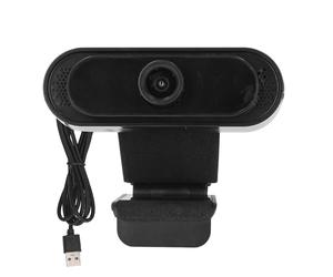 Qalvona Webcam 1080P avec Microphone, Caméra PC HD USB avec Angle Ajustable 45 Degrés, Vidéo Full HD, Plug and Play - Image Claire, Son Réduit, Compatible PC et Laptop