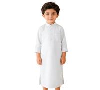 Qamis Enfant, Djellaba Enfant, Tenue de Circoncision pour Garçon, Robe Arabe Kaftan Long, Jubba Thobe, Kurta Dishdasha, Costume Musulman, Vêtements de Prière, Robe de Prière et de Fête pour Eid
