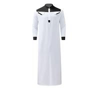 Qamis Homme Musulman Kaftan Thobe Abaya Grande Taille Islamique Qamis Pakistanais Rétro Moyen Orient Robe De Priere Pas Cher Caftan De Prière Dubaï avec Poches Chemise Longue pour Homme