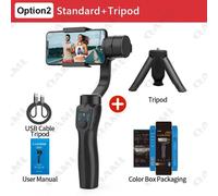 QAML F8-Support de téléphone à cardan 3 axes,stabilisateur d'enregistrement vidéo anti-secousse pour smartphone Xiaomi iPhone - Type Option2