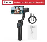 QAML F8-Support de téléphone à cardan 3 axes,stabilisateur d'enregistrement vidéo anti-secousse pour smartphone Xiaomi iPhone - Type F8 #B