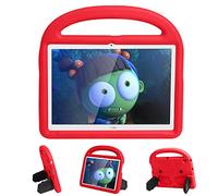 QANG Coque de protection compatible avec Huawei MediaPad T3 10 9,6 pouces, coque de protection antichoc avec support et poignée, en EVA pour Huawei MediaPad T3 10 9,6" (rouge)